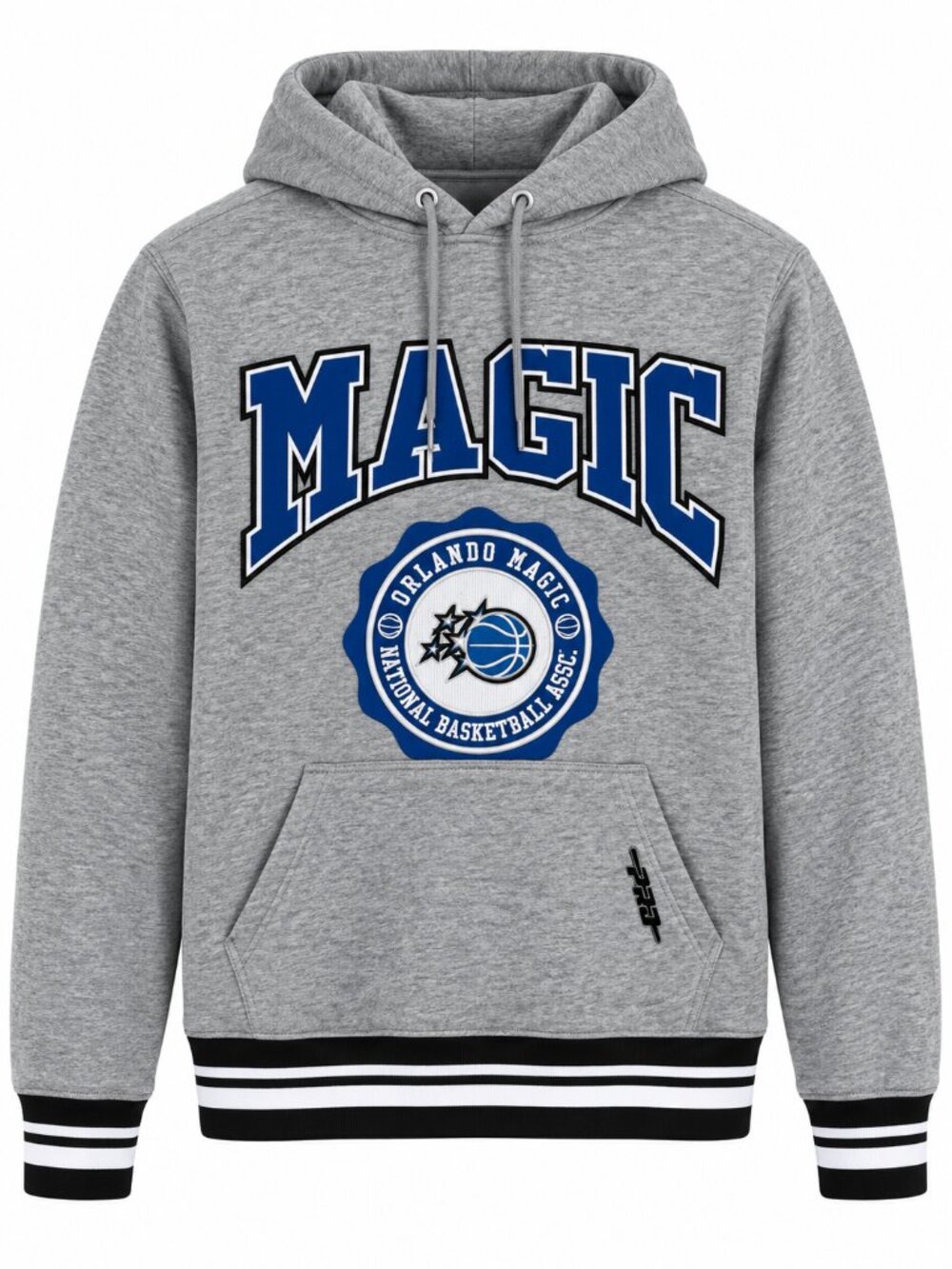 Pro Standard Orlando Magic Crest Hoodie Men's M Heather Gray NBA NWT